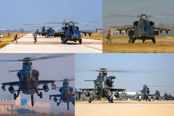 China’s PLA has begun operational training with the Z-20T assault helicopter alongside Z-10 escorts, advancing integrated air assault capabilities for rapid, low-altitude troop deployment in contested environments (Picture Source: China Military)