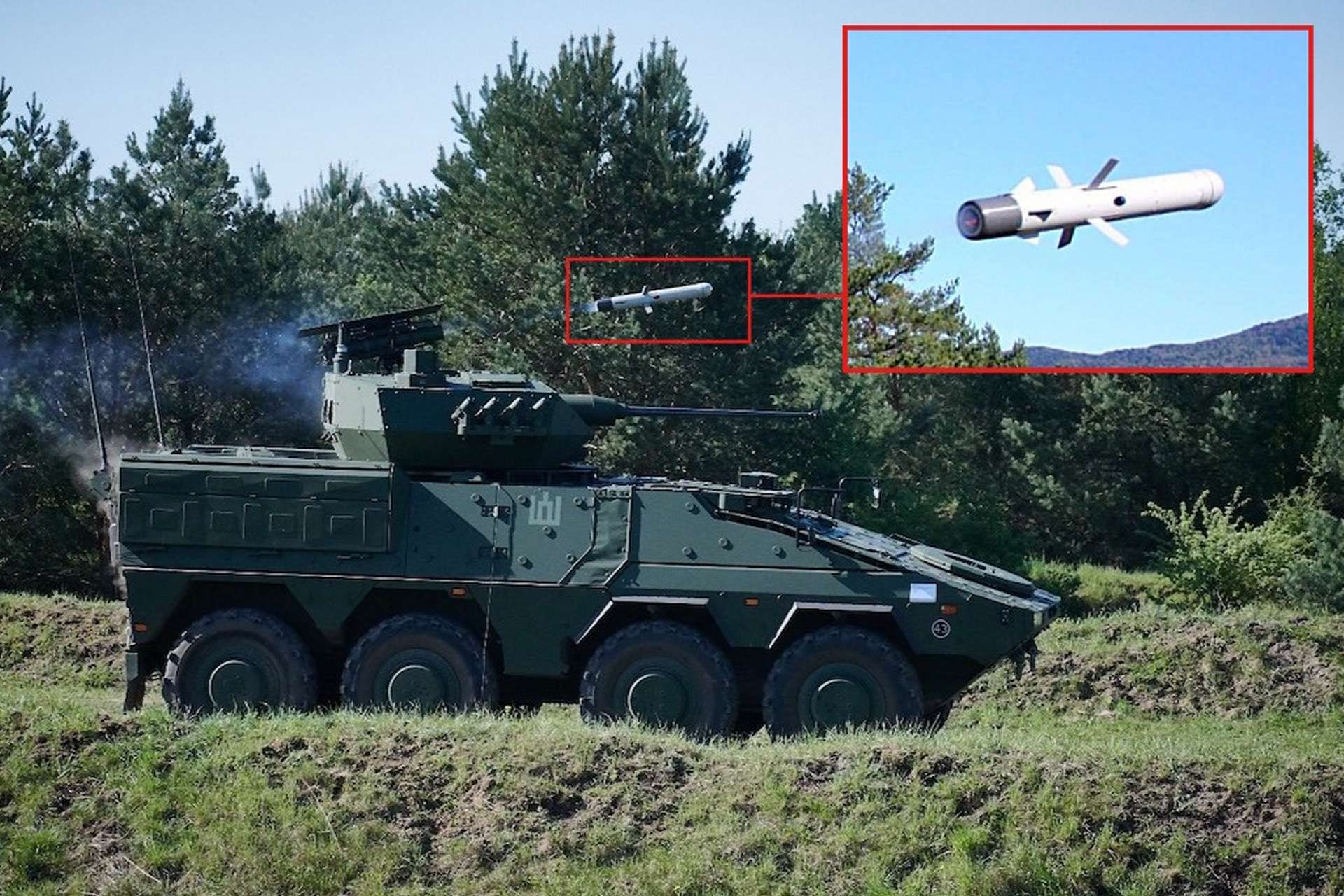 Lithuania has reinforced its Vilkas infantry fighting vehicles and NASAMS air defence system with a €5.7 million delivery of Spike LR2 anti-tank missiles, AMRAAM 120B interceptors, and NATO-standard ammunition, strengthening combat readiness on NATO’s eastern flank (Pictures Source: Rafael / Lithuanian MoD)