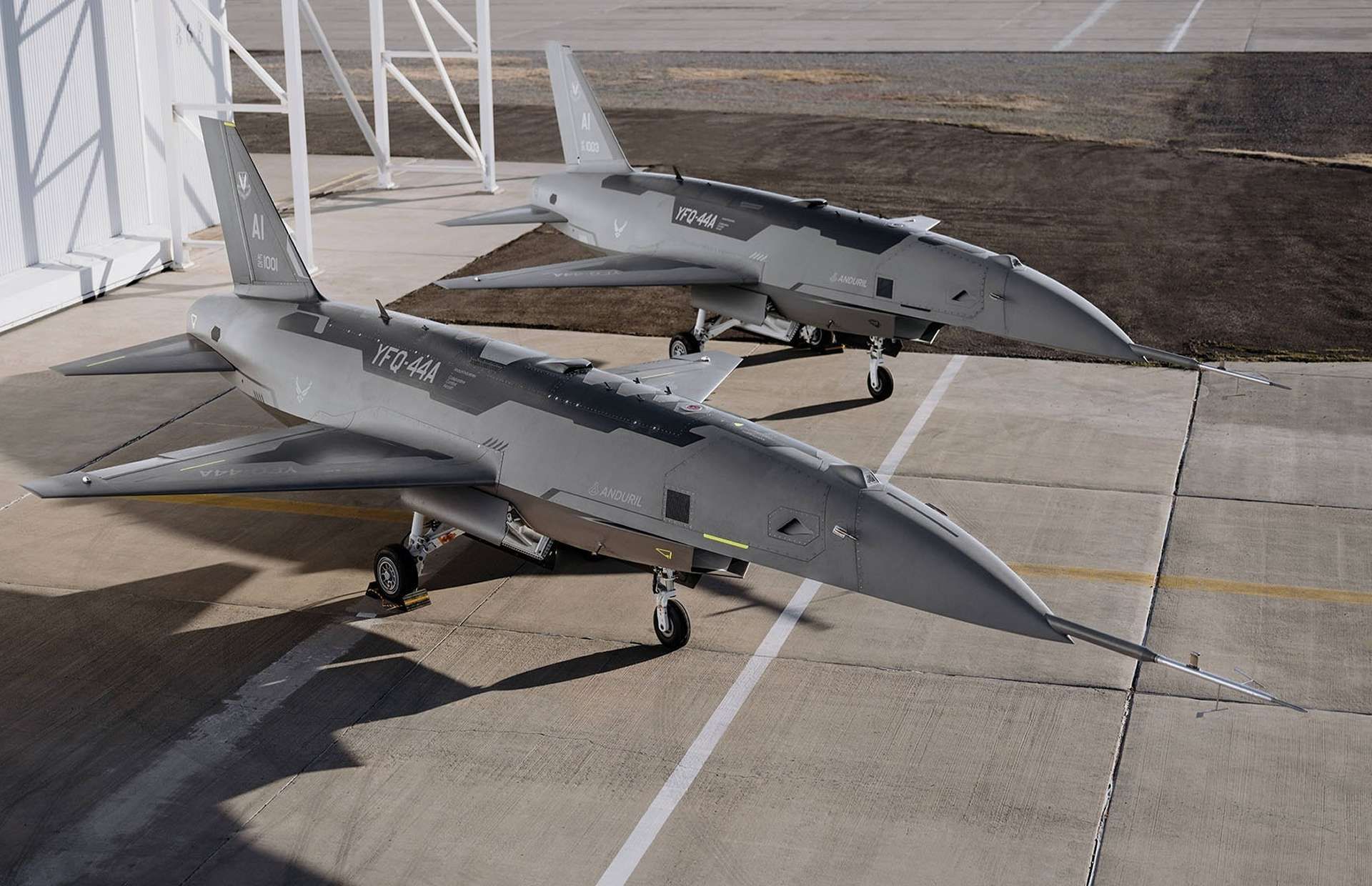 Shield AI’s Hivemind autonomy has been selected for the U.S. Air Force CCA program, supporting an open architecture approach across platforms like the YFQ-44, to deliver scalable combat mass in contested airspace (Picture source: U.S. Air Force).