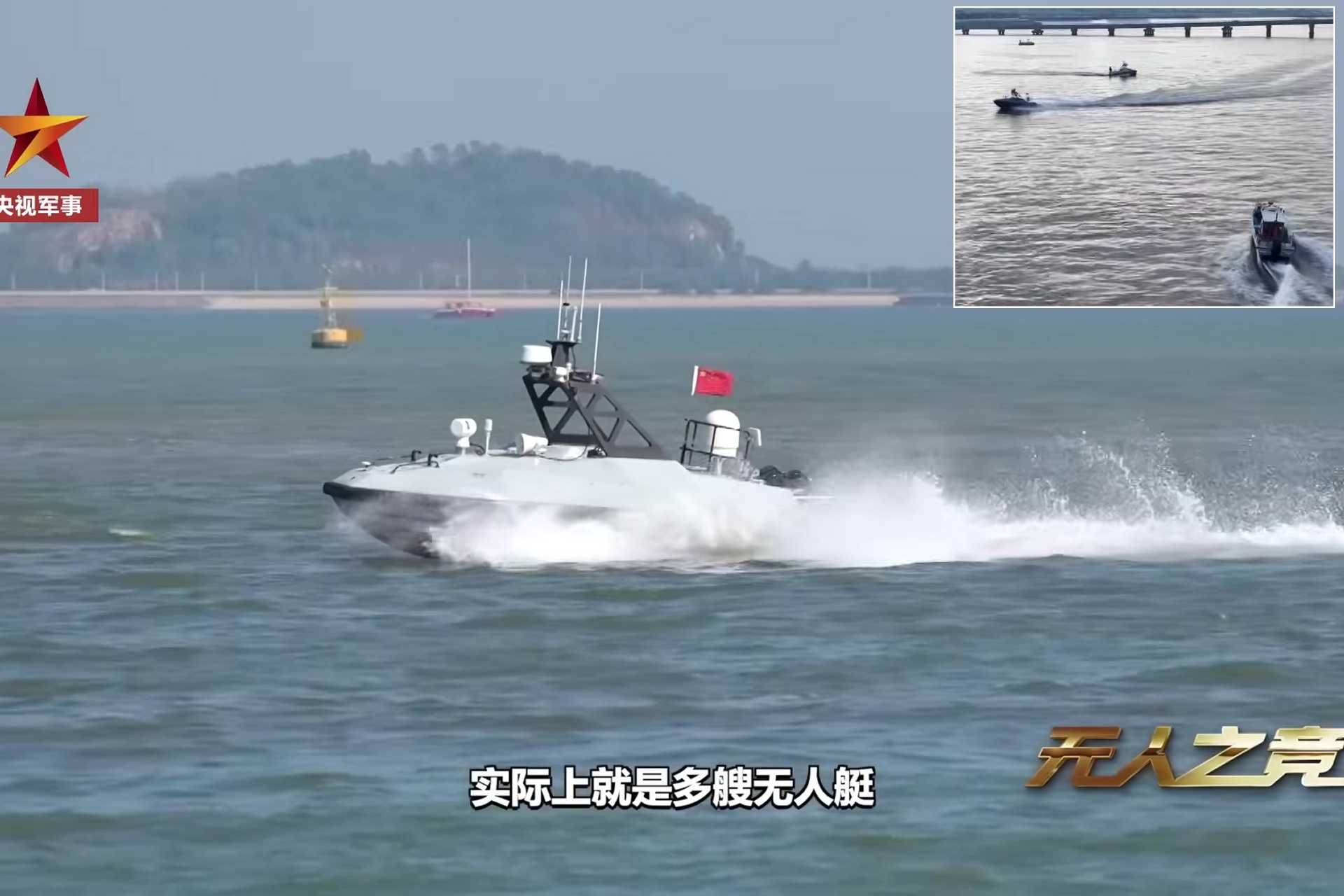 When analyzing this exercise more closely, the swarm executed a sequence of patrol, monitoring, and interception tasks under a command model that required limited operator input after mission initiation, which might be useful in the event of a future war with the US. (Picture source: China/CCTV)