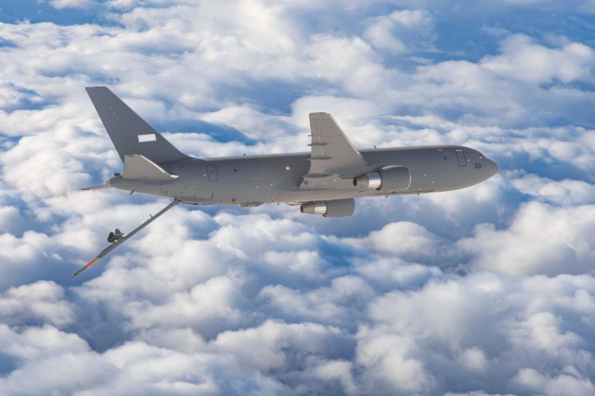 The KC-46 Pegasus, nicknamed “Gideon” after the Biblical eponym, symbolizes for Israel how a small number of tankers can extend the reach of fighter jets over long distances, enabling limited forces to achieve strategic effects beyond their size. (Picture source: Israeli MoD)
