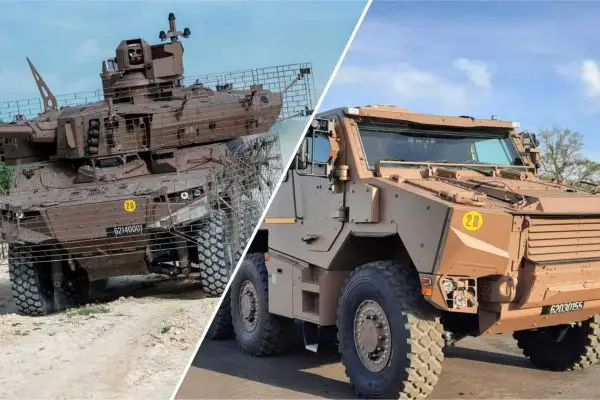 Luxembourg to acquire with Belgium 38 Jaguar (left) and 16 Griffon (right) armored vehicles for joint NATO reconnaissance battalion operational by 2030