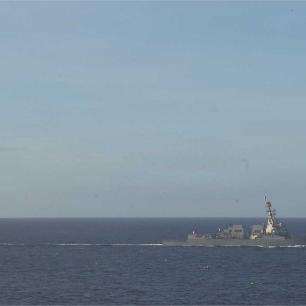 U.S. Navy Arleigh Burke-class guided-missile destroyer USS Stockdale (DDG 106) is currently deployed in the Caribbean Sea as part of U.S. maritime operations targeting transnational drug trafficking and enforcing strategic pressure on Venezuela.