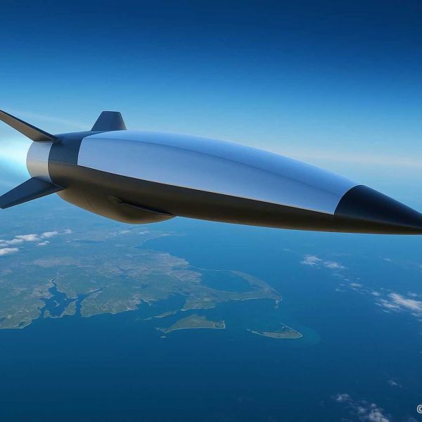 The Hypersonic Attack Cruise Missile (HACM) will offer faster strike speed, longer reach, and the ability to maneuver in flight, making it harder to detect and intercept while allowing the F-15E to hit targets quickly in defended areas. (Picture source: Army Recognition based on visuals from Raytheon Missiles & Defense)