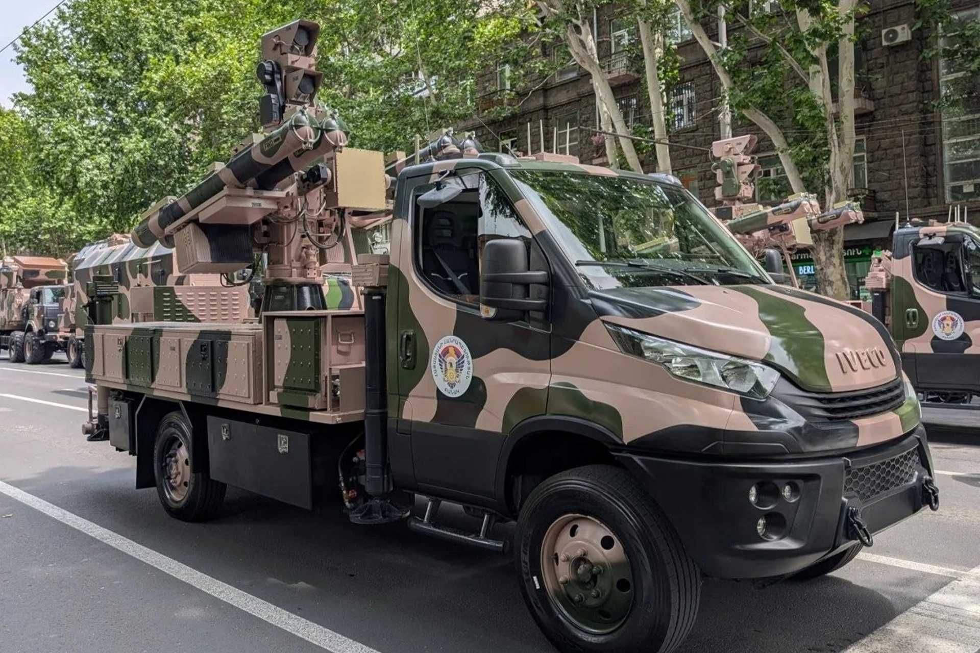 The Majid (AD-08), first publicly revealed by Iran in April 2021, was developed as a short-range, low-altitude surface-to-air missile system specifically intended to engage threats that are often difficult for larger radar-guided surface-to-air missile systems to counter effectively. (Picture source: X/Patarames)