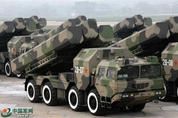 CJ-10 land-attack cruise missile displayed during a Chinese military parade, representing the baseline system prior to the latest upgrade extending range beyond 2,000 km.