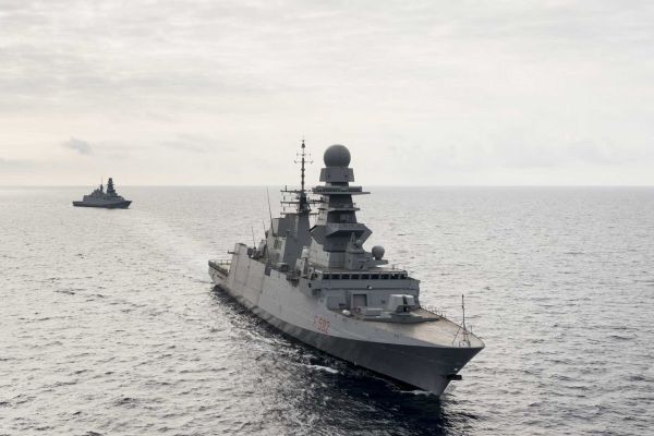 Following a bilateral cooperation agreement signed in September 2025, Greece will initially acquire two second-hand Bergamini-class vessels to replace aging Elli-class ships and address critical capability gaps in the Eastern Mediterranean. (Picture source: Fincantieri)