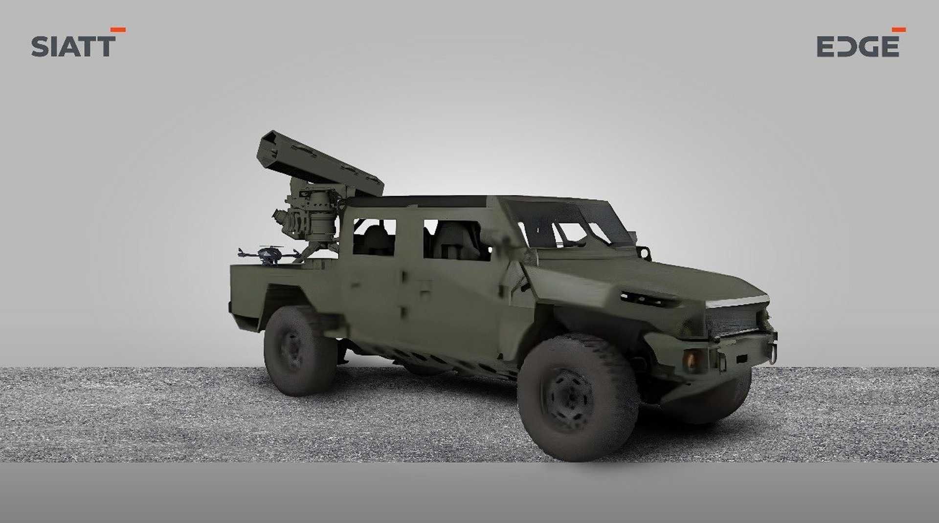 This new SMACE anti-tank vehicle will be part of the Brazilian Marine Corps' concept of dispersed operations, rapid ship-to-shore transition, coordinated long-range strikes, and sustained mobility in demanding terrain. (Picture source: EDGE Group)