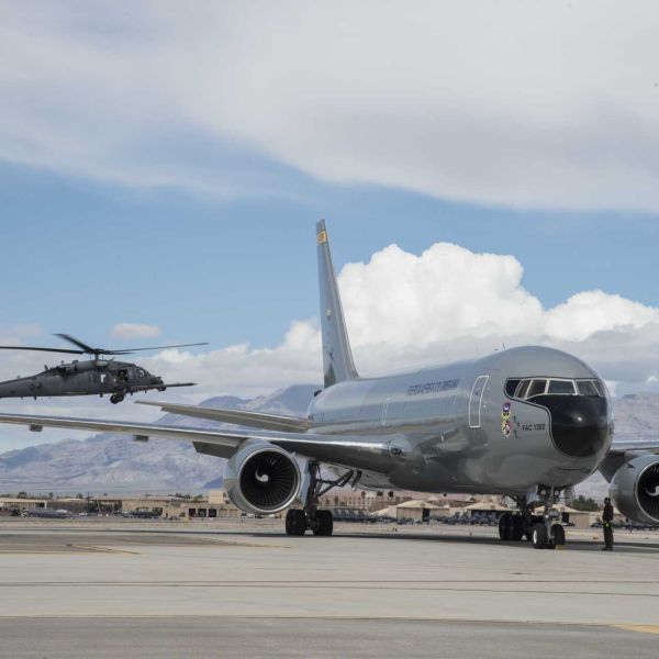 The B767 Multi-Mission Tanker Transport (B767 MMTT) under consideration is already in service with Colombia, which received its converted Boeing Multi-Mission Transport Tanker Jupiter 767 in 2010. (Picture source: US Air Force)