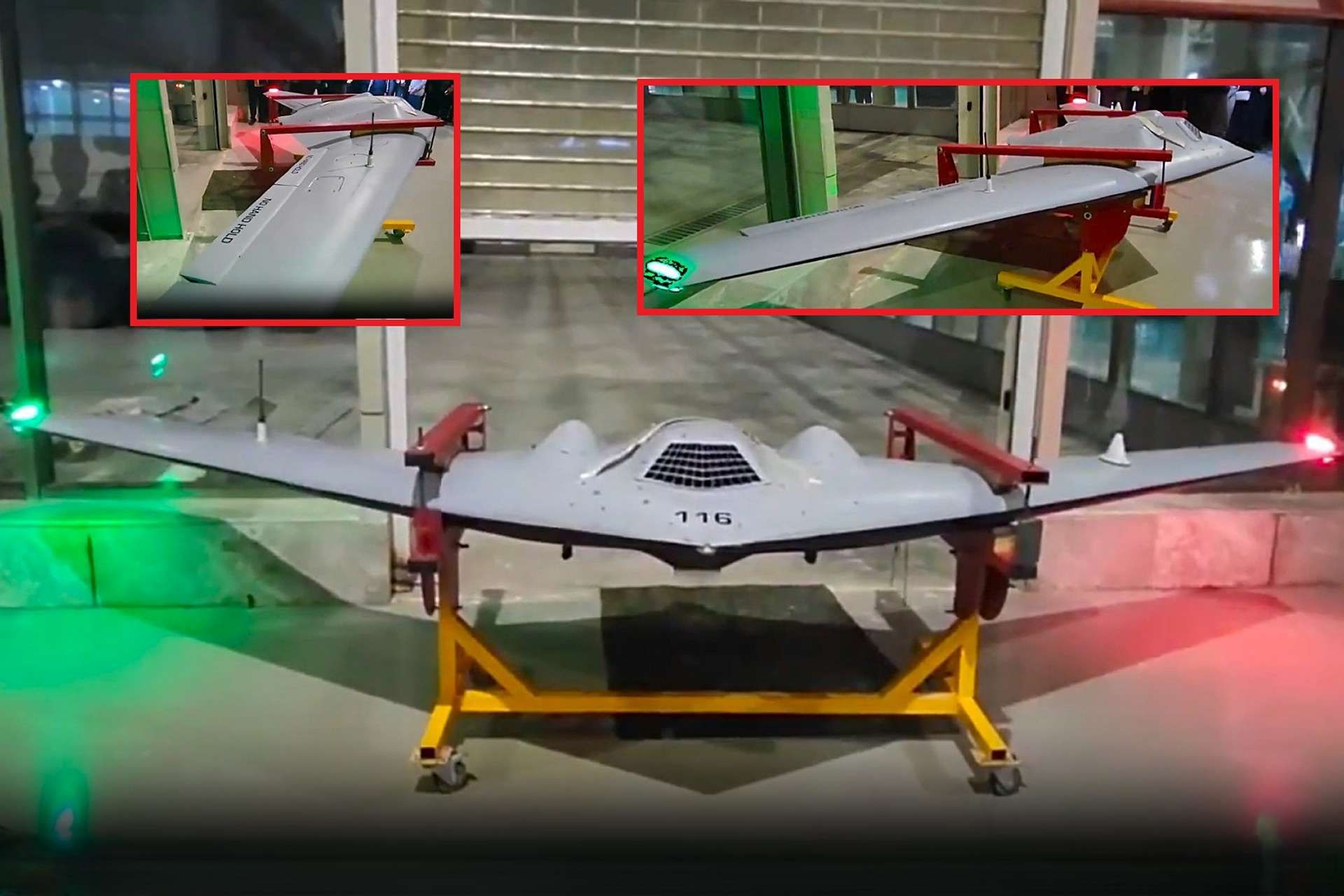 Iran showcased its Shahed 161 stealth drone with a public engine test, underscoring its growing drone‑centric deterrence strategy (Picture Source: Iranian MoD)