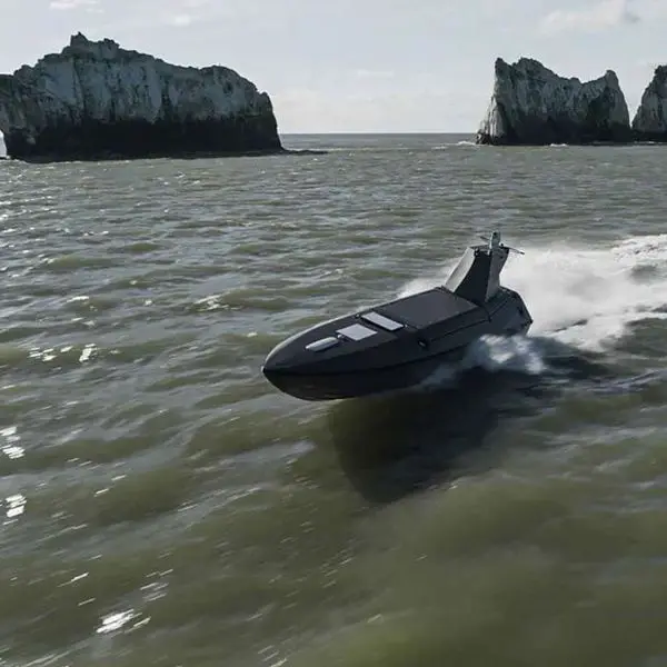 The Royal Navy has received 20 Kraken K3 Scout uncrewed surface vessels under Project Beehive, strengthening UK maritime surveillance, littoral strike development, crewed-uncrewed operations, and rapid tactical experimentation (Picture source: UK MoD).