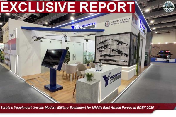 Yugoimport SDPR showcases its latest Serbian-made defense technologies at EDEX 2025, including modular small arms, loitering munitions, and advanced combat vehicles, reinforcing its growing footprint in Middle Eastern defense markets.