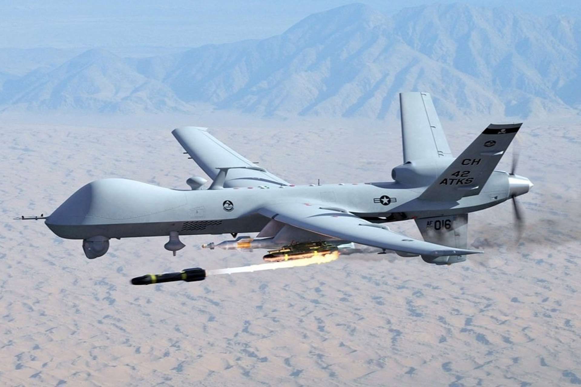 The report describes a U.S. strike on a Venezuelan dock linked to drug trafficking, and any reference to an MQ-9 Reaper firing a Hellfire missile is included solely for illustrative purposes and should not be taken as representative of how the strike was conducted (Picture Source: U.S. Air Force)