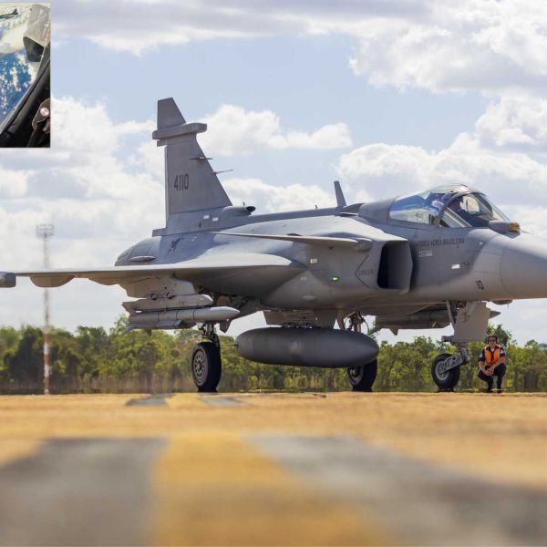 With this first launch of Meteor missiles, the Brazilian Air Force further establishes the F-39E Gripen as a central component of its national air defense planning for the coming decades. (Picture source: Brazilian Air Force)