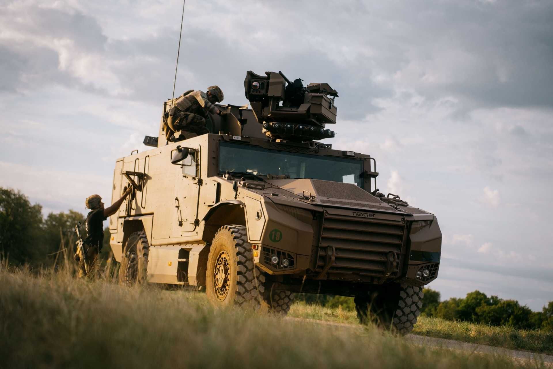 The Serval is equipped to operate within the full Scorpion information environment, using its digital architecture to exchange real-time data with Griffon, Jaguar, and digitized infantry units in Belgian and French formations. (Picture source: French Army)