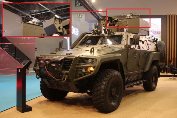 Otokar’s Cobra II equipped with DASAL’s BEE EATER drone system gives frontline NATO units a protected mobile reconnaissance capability with autonomous aerial surveillance (Picture Source: Army Recognition Group)