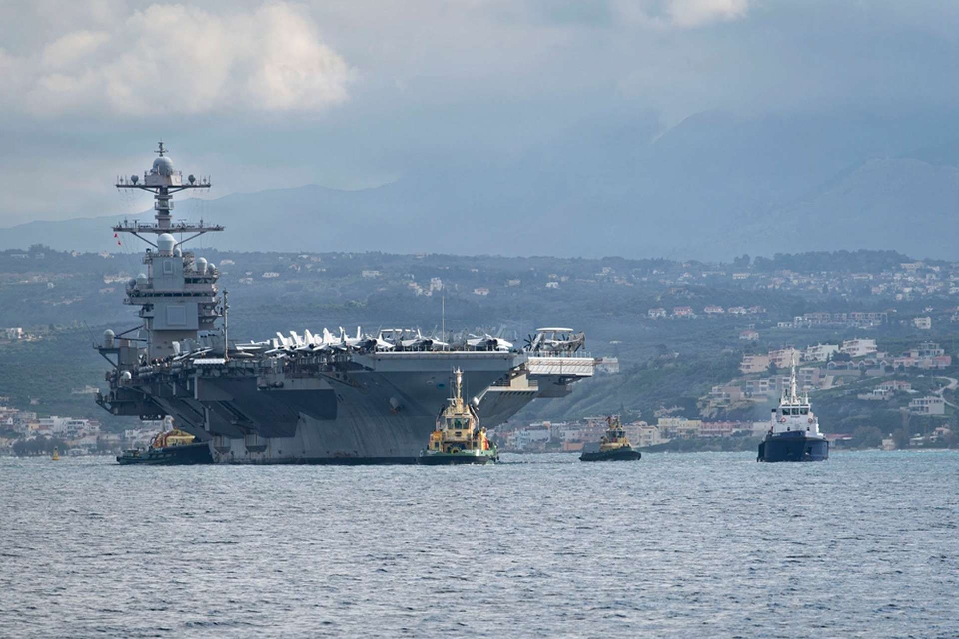 USS Gerald R. Ford has left the Middle East after an extended deployment, reducing immediate U.S. carrier airpower in the region while preserving long-term naval readiness and maintaining deterrence through other U.S. forces still deployed nearby (Picture source: U.S. DoW).