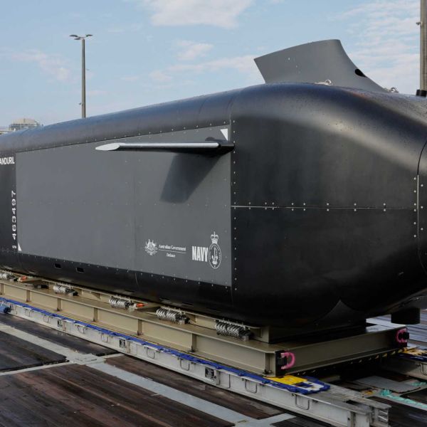 In Australia, the Ghost Shark XL-AUV is expected to complement existing Collins-class submarines, which are undergoing life extensions, and the future nuclear-powered AUKUS submarines planned under trilateral arrangements. (Picture source: Australian MoD)