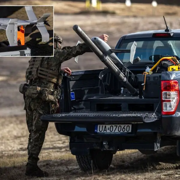 The Merops system is built around the Surveyor interceptor drone, a lightweight propeller-driven system designed for rapid interception (Picture source: NATO)