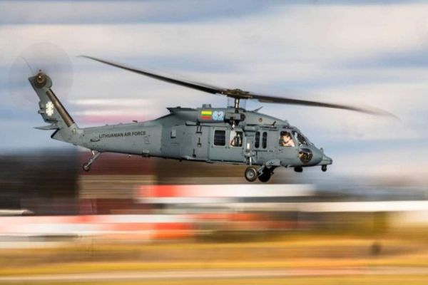 Lithuania’s new UH-60M Black Hawk helicopters complete their first test flights, marking a major leap in NATO-standard air mobility and replacing aging Soviet-era Mi-8s with modern, combat-capable platforms designed for troop transport, rescue, and tactical support (Picture source: Lithuanian Armed Forces).