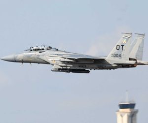 An F-15EX Eagle II fighter assigned to the U.S. Air Force. Under the Trump administration's proposed FY2027 defense budget, the U.S. Air Force plans to expand its F-15EX acquisition objective to 267 aircraft, significantly increasing its capacity to deploy heavily armed fighters capable of carrying large numbers of long-range air-to-air and stand-off missiles. (Picture source: U.S. DoD)