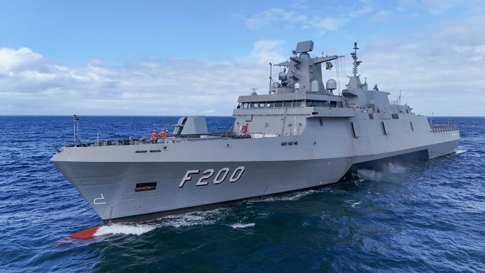 The Tamandaré frigate will provide escort, anti-submarine warfare, maritime surveillance, and protection of maritime infrastructure and sea lines of communication across the maritime region known as the Amazônia Azul, a maritime area exceeding 5.7 million km². (Picture source: Embraer)