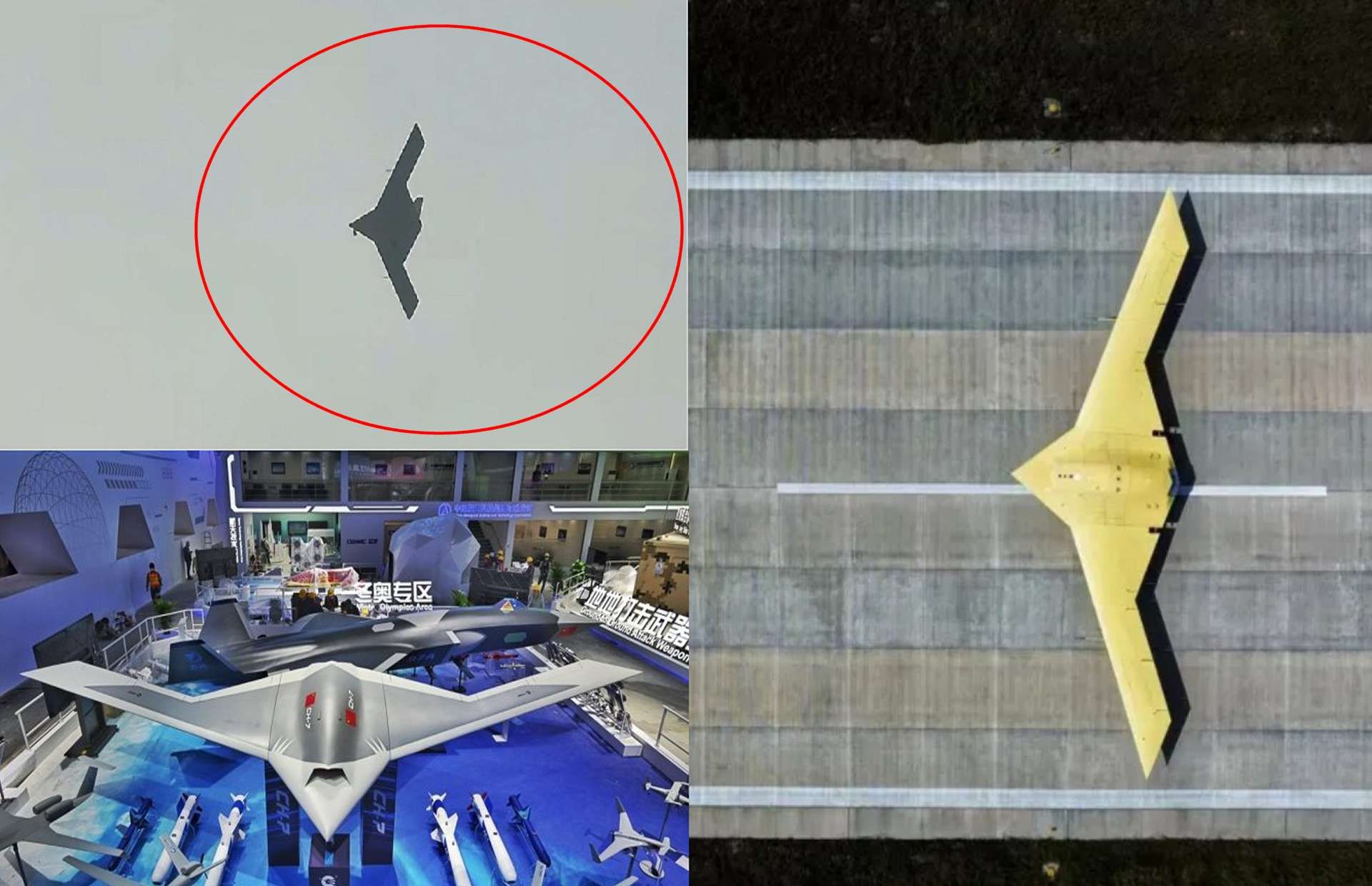China’s CH-7 stealth UCAV features a flying-wing design, high-altitude endurance, and an internal weapons bay, enabling deep-penetration ISR and standoff strike missions in heavily defended airspace (Picture source: Social media).