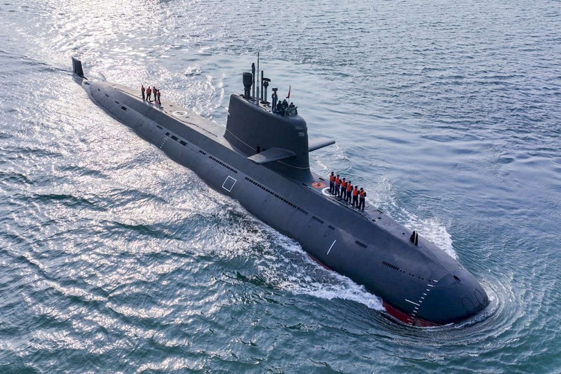 The Hangor-class submarine is a diesel-electric attack vessel equipped with air-independent propulsion, advanced sonar systems, and the capability to launch both torpedoes and cruise missiles for extended undersea operations (Picture Source: Chinese Military)