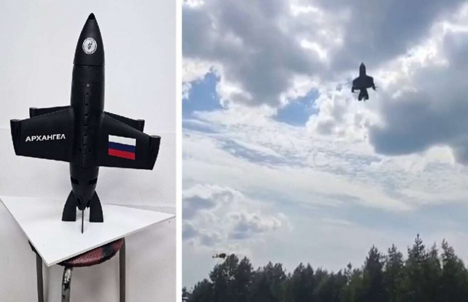 Russia’s Arkhangel interceptor drone is reportedly capable of speeds up to 360 km/h with an operational range of about 50 km. Designed by Kalashnikov Concern, it is intended to engage and destroy hostile UAVs before they reach critical targets, using either kinetic impact or a small explosive payload (Picture source: Telegram channels).