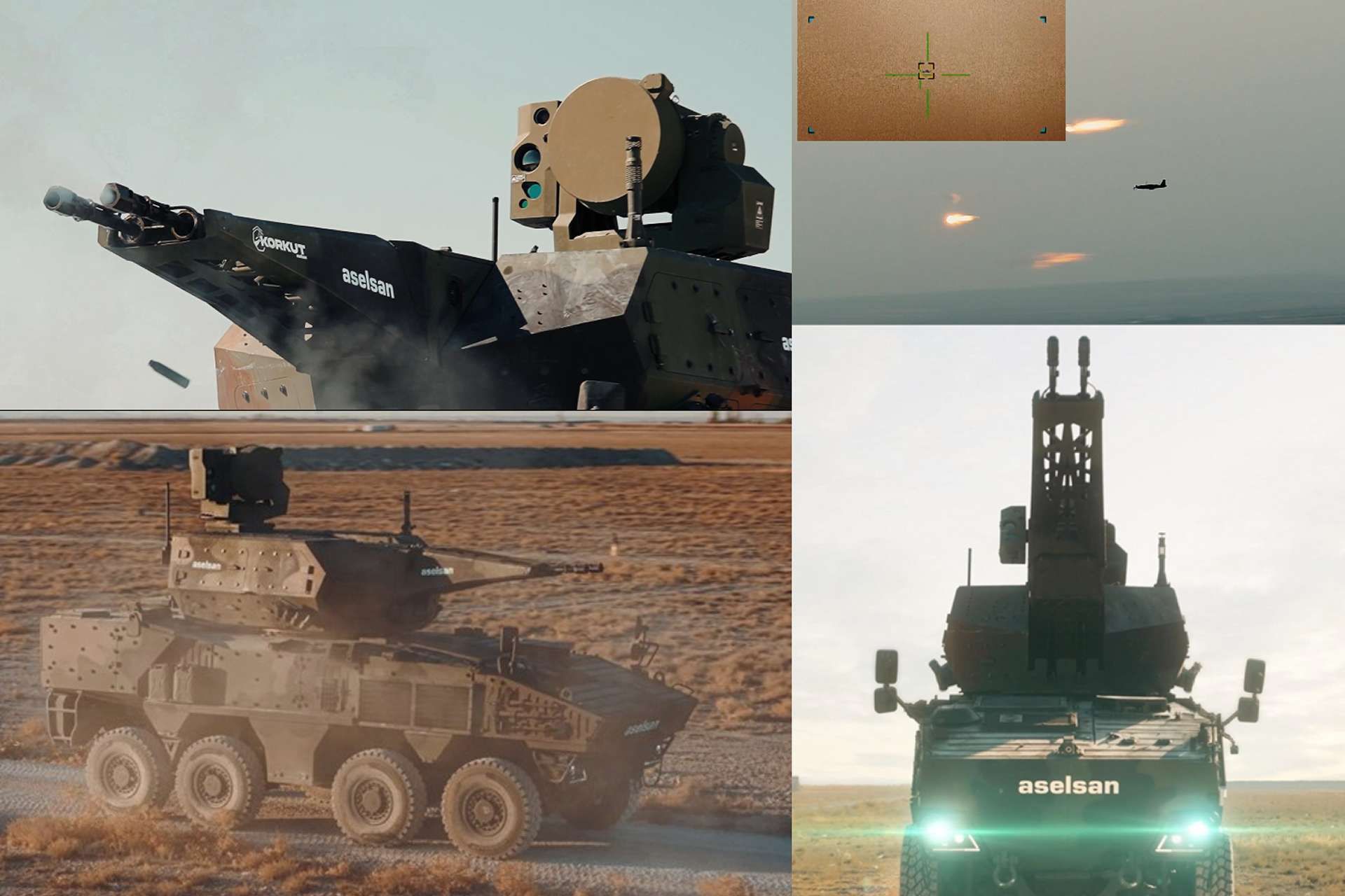 ASELSAN released footage showing its KORKUT 140/35 mobile air defense system successfully shooting down an FPV-type drone in a live-fire field test, underscoring the growing importance of gun-based counter-drone defenses for maneuvering forces (Picture Source: Aselsan)