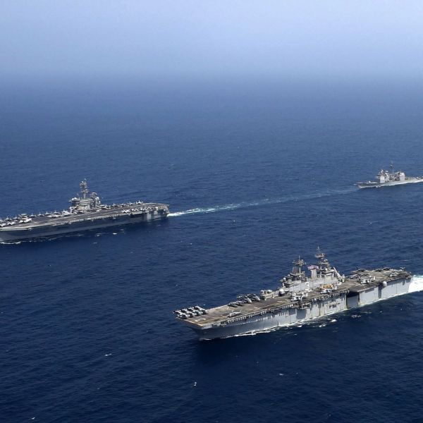 The US Navy is moving a carrier strike group toward Iran as Trump warns Tehran amid escalating nuclear tensions and regional unrest. (Picture source: US DoD)