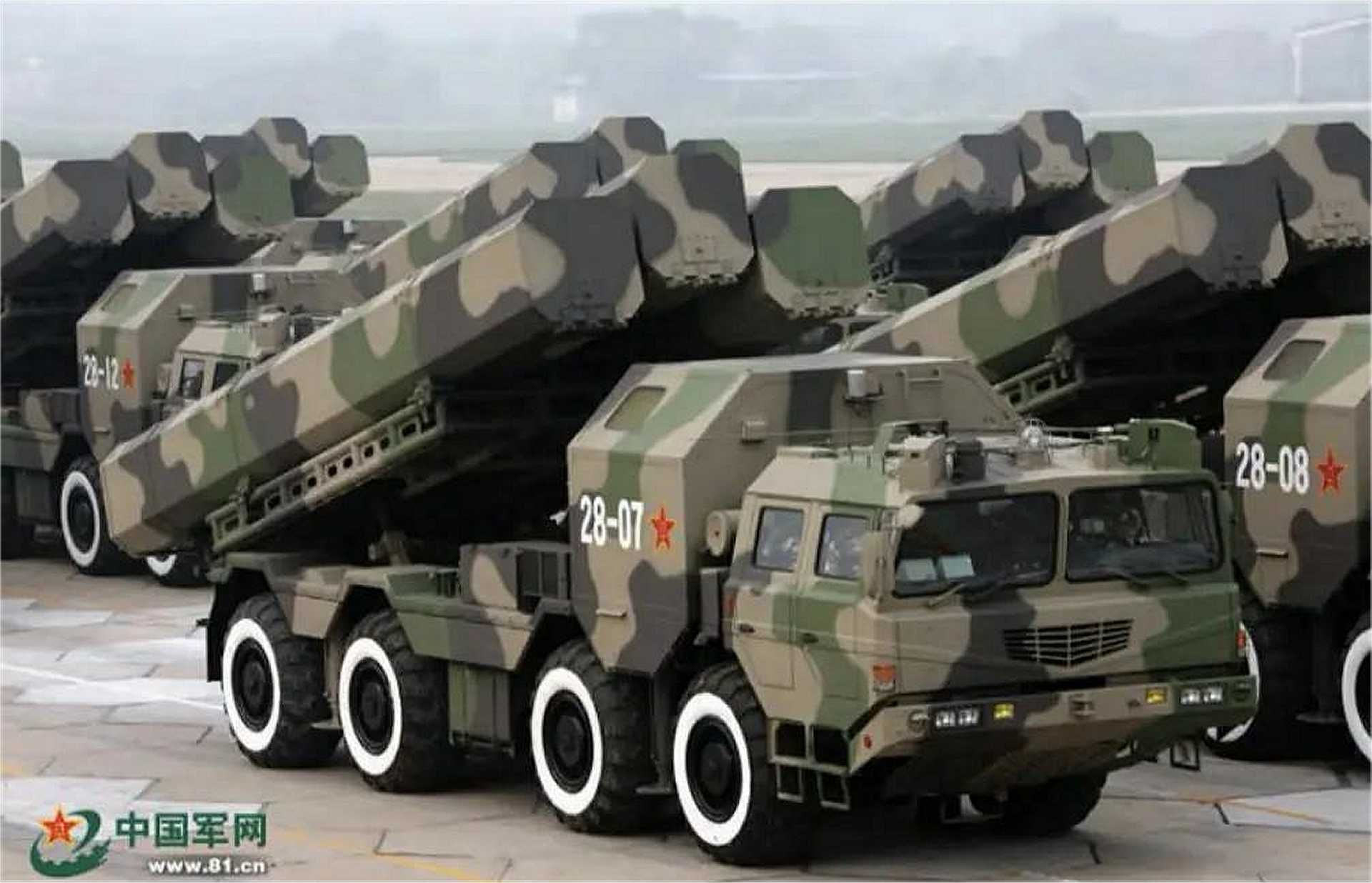 CJ-10 land-attack cruise missile displayed during a Chinese military parade, representing the baseline system prior to the latest upgrade extending range beyond 2,000 km.