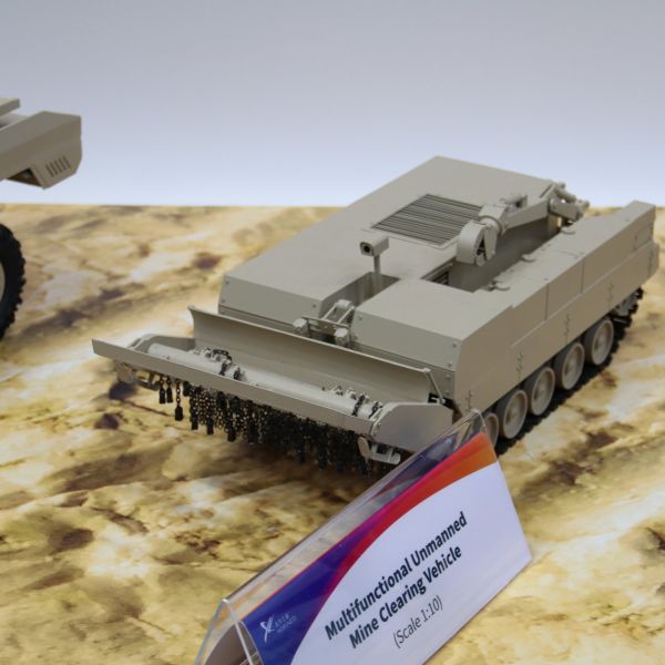 China Reveals New Tracked Unmanned Mine Clearing Vehicle at UMEX 2026