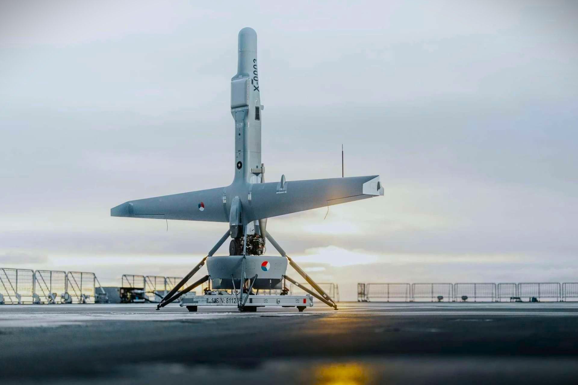 The Royal Netherlands Navy has made Shield AI’s V-BAT operational after Arctic shipboard trials, adding a compact VTOL drone capability to extend maritime surveillance and ISR reach across its fleet (Picture Source: Royal Netherlands Navy)
