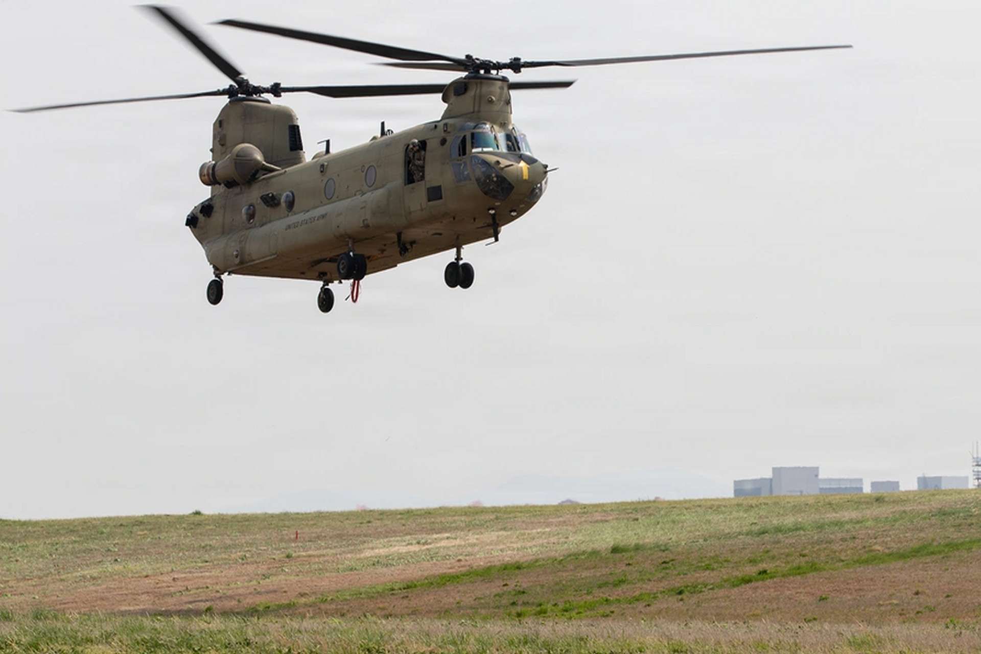 U.S. Army CH-47F Chinook crews from 3rd Battalion, 2nd Aviation Regiment conduct hoist training at Camp Humphreys, South Korea, on April 29, 2026, enhancing precision personnel recovery, air-ground coordination, and heavy-lift operational readiness in complex terrain (Picture source: U.S. DoW).