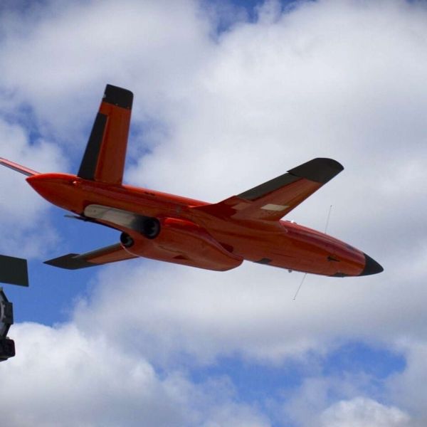 Kratos Defense & Security Solutions and the U.S. Army have flight-tested a J85-powered MQM-178 Firejet Mk1, boosting speed, range and climb while keeping the tactical jet drone in a sub-$500,000 class aimed at scalable, attritable operations (Picture Source: Kratos)