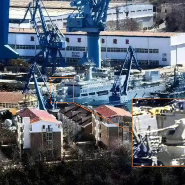 PLA Navy tests a 155mm naval gun that could support amphibious operations in a Taiwan contingency. (Picture source: X channel @PLA_MilitaryUpd)