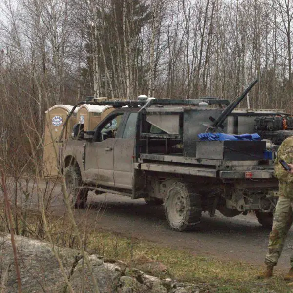 Slurry explosives are mixtures typically based on ammonium nitrate combined with fuels, sensitizers, and various chemical agents, which exist in liquid or gel-like forms, allowing them to be pumped or shaped into flexible containers or hoses. (Picture source: US Army)