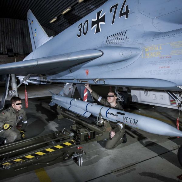 Germany has quietly expanded its air combat edge by ordering additional Meteor beyond visual range missiles, reinforcing the Luftwaffe’s ability to deter and control contested airspace at long range (Picture Source: MBDA)