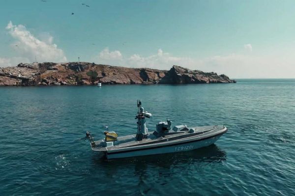 Developed by Havelsan in cooperation with Yonca-Onuk Shipyard, the Sancar is equipped with a 12.7 mm Stamp-2 stabilized remote weapon station, which could be fitted with tactical missiles such as the UMTAS and L-UMTAS. (Picture source: Havelsan)