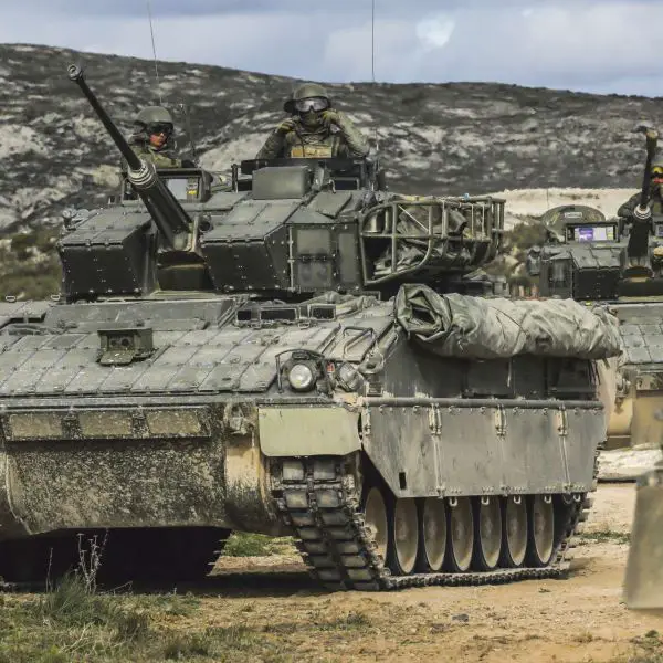 The Pizarro is Spain’s tracked ASCOD infantry fighting vehicle, built by GDELS Santa Bárbara Sistemas, armed with a 30 mm cannon and coaxial 7.62 mm machine gun, carrying a mechanized squad under modular armor for high-mobility operations (Picture Source: Spanish MoD)