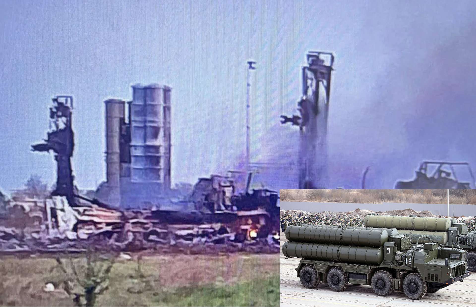 Ukrainian SBU long-range drones destroyed four S-400 launchers and two key radars during a precision strike on the Novorossiysk air defense site, crippling Russia’s premier Black Sea air shield and exposing a major gap in the layered defenses protecting its main oil export hub (Picture source: social media/ Vitaly Kuzmin).