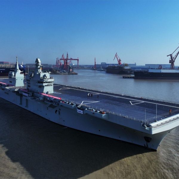 China’s first Type 076 amphibious assault ship Sichuan, fitted with EMALS and billed as a “drone carrier,” has begun sea trials, reshaping regional naval calculus.