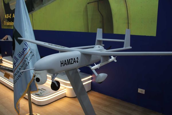 The Hamza-2 is reportedly based on the Chinese Aisheng ASN-209, a medium altitude, medium endurance tactical drone that Egypt has assembled for more than a decade. (Picture source: Army Recognition)