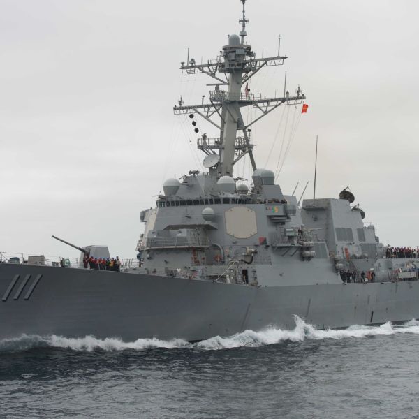 The USS Spruance belongs to the Arleigh Burke-class of guided-missile destroyers, designed for multi-mission operations including air defense, surface warfare, and ballistic missile defense (Picture source: US DoD)