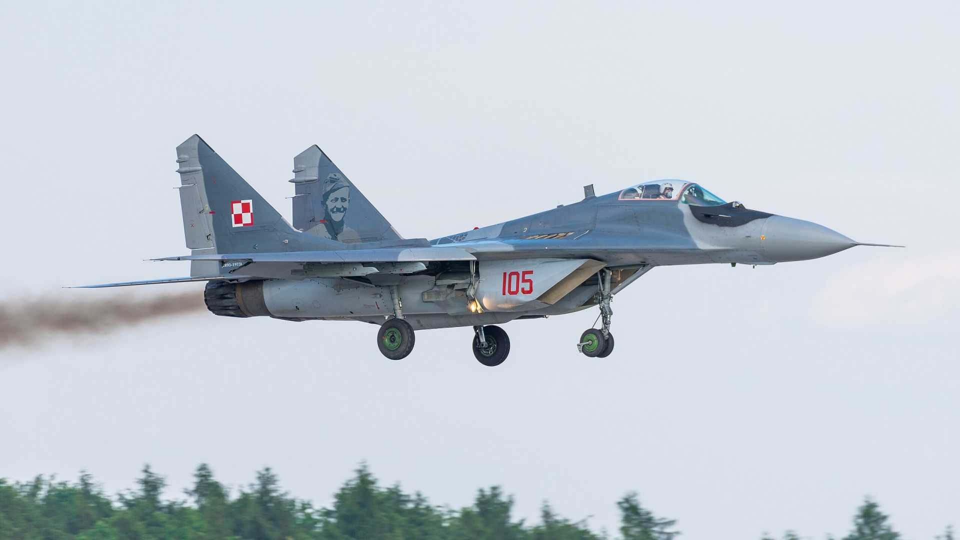 Poland acquired a total of 44 MiG-29s between 1989 and 2004, which consisted of 36 single-seat MiG-29 fighters and 8 MiG-29UB two-seat trainers, and, by 2024, only 14 MiG-29s remained, all scheduled for withdrawal as the FA-50 and F-35 enter service. (Picture source: Wikimedia/Julian Herzog)
