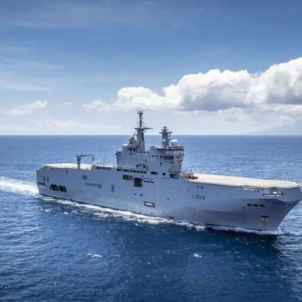 French Navy amphibious assault ship Tonnerre sails toward the Eastern Mediterranean as part of Paris’s effort to secure evacuation, command, medical, and littoral response options near Lebanon amid the widening U.S.-Israel-Iran crisis (Picture source: French MoD).
