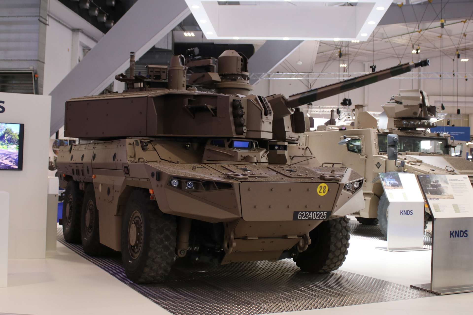 KNDS presented the Jaguar armored reconnaissance and combat vehicle in Brussels on March 12, 2026, highlighting its role in strengthening Europe’s networked reconnaissance and anti-tank capabilities as NATO-aligned land forces modernize their medium armored units (Picture Source: Army Recognition)