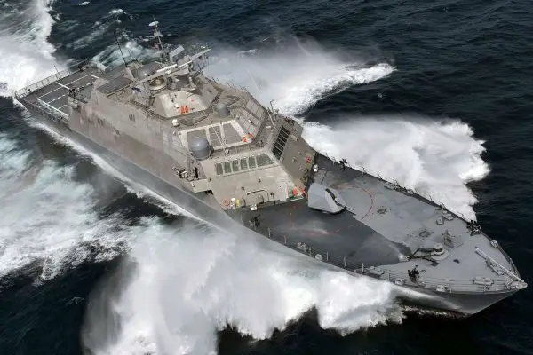 The U.S. Navy will commission USS Cleveland, the final Freedom-variant Littoral Combat Ship, on May 16, 2026, marking the end of a two-decade shipbuilding program while adding a flexible, fast-attack surface combatant to the fleet (Picture Source: Lockheed Martin)