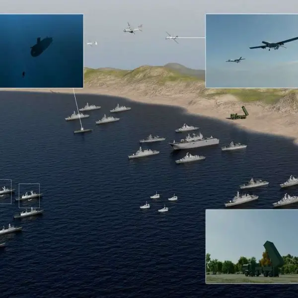 HAVELSAN has integrated the Bayraktar TB3 shipborne UAV with the ADVENT combat management system and FleetStar data backbone aboard TCG Anadolu, enabling bi-directional transfer of imagery and mission data, real-time ship-UAV geometry for safer recoveries, and faster distribution of drone-derived tracks across a naval task group to tighten the reconnaissance-to-engagement kill chain (Picture source: Havelsan).